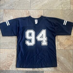 NFL Dark Blue #94 Football Jersey with White Numbers
